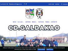 Tablet Screenshot of cdgaldakao.net